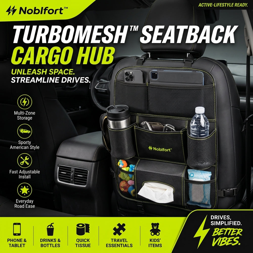 Noblfort™ TurboMesh Seatback Cargo Hub