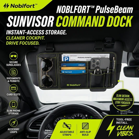 Noblfort™ PulseBeam Sunvisor Command Dock