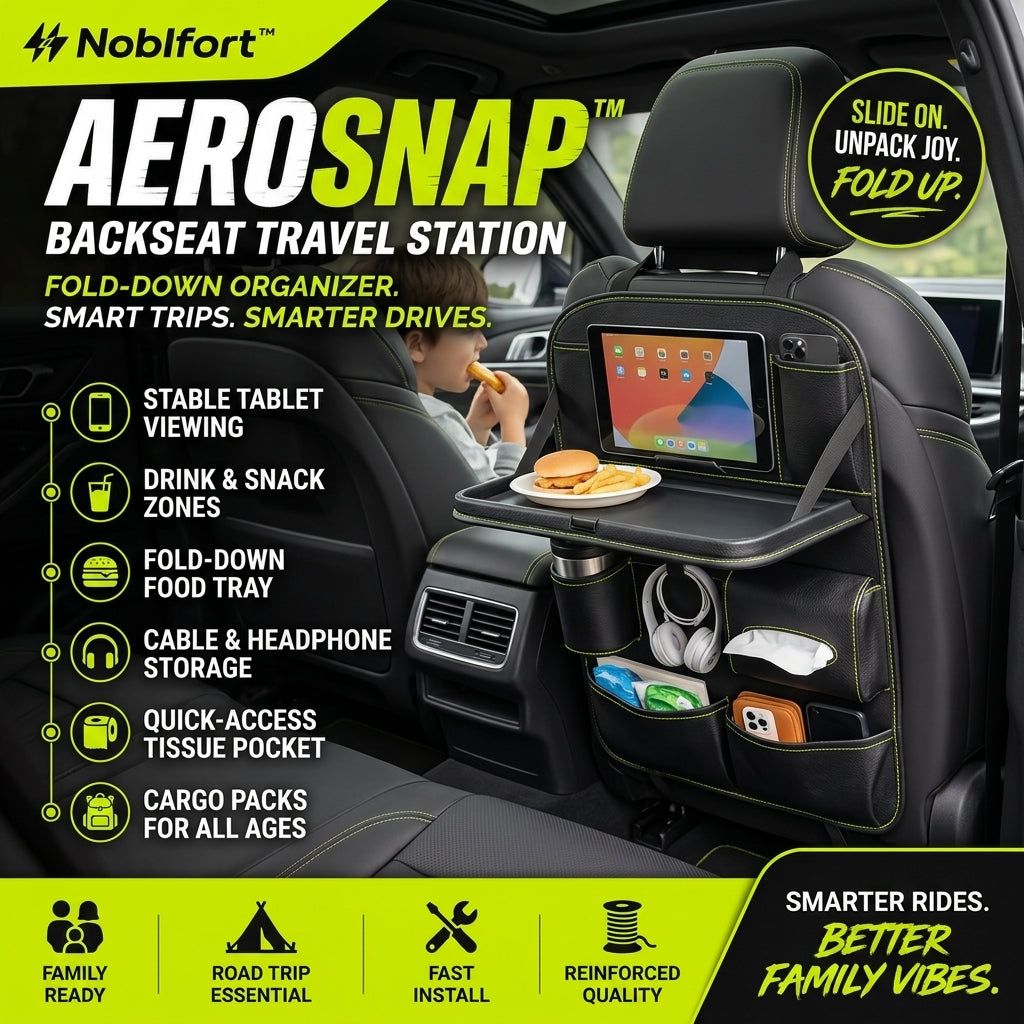 Noblfort™ AeroSnap Backseat Travel Station