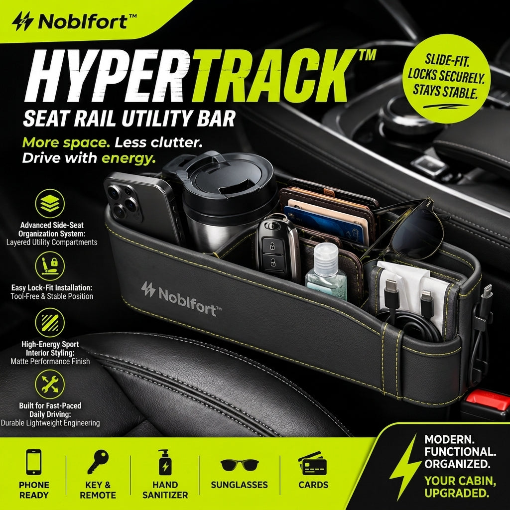 Noblfort™ HyperTrack Seat Rail Utility Bar